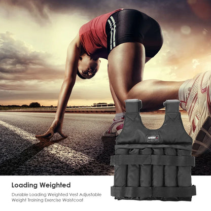 3/15/35kg 1-50kg Weight Training Suit Empty Bag Fitness Running Vest Adjustable Weight Jacket Workout Equipment for Jogging