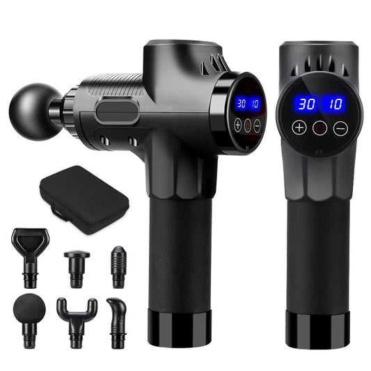 Pistolet de Massage Musculaire Électrique – Récupération Rapide & Détente Profonde