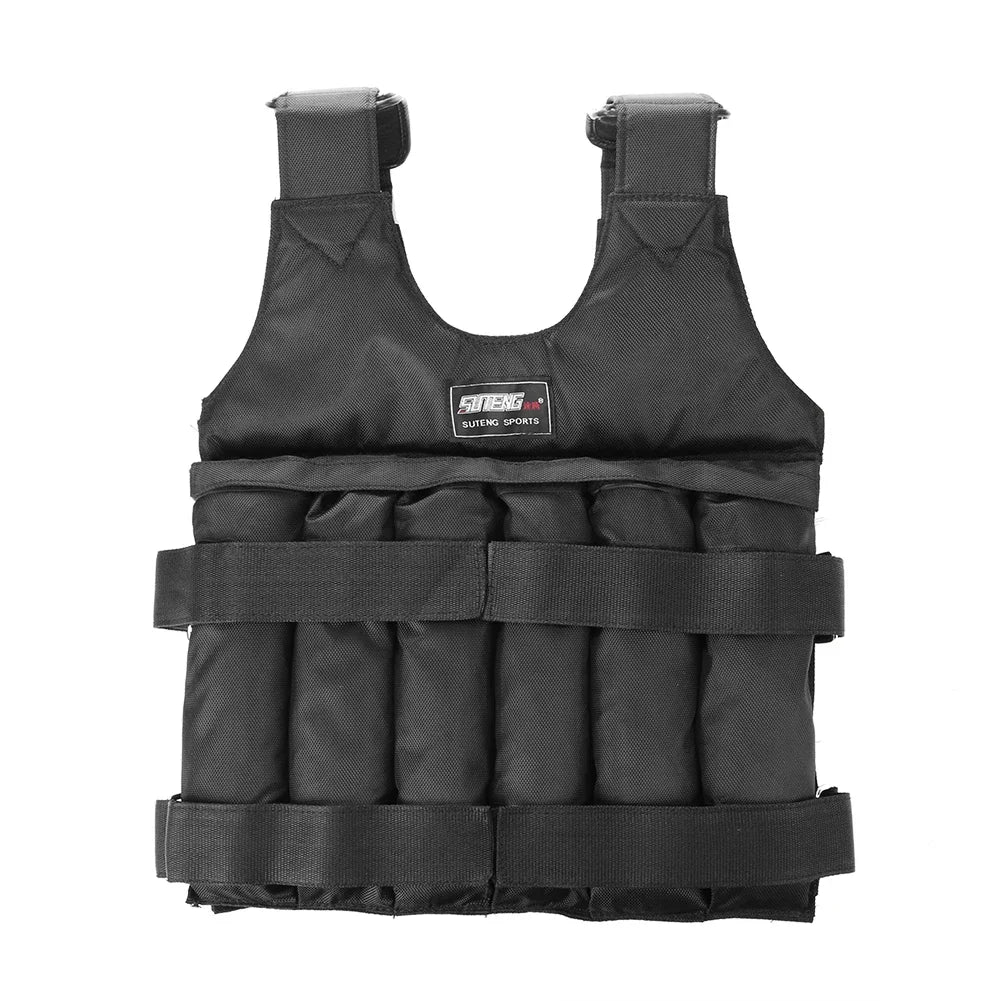 3/15/35kg 1-50kg Weight Training Suit Empty Bag Fitness Running Vest Adjustable Weight Jacket Workout Equipment for Jogging